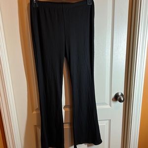 Women’s ribbed leg wide pants